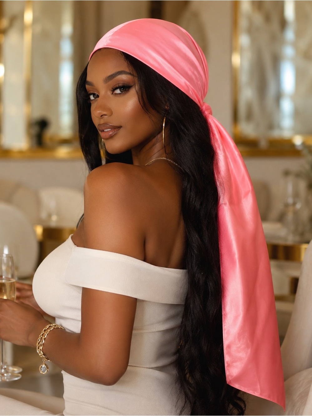 She Solid Baddie Scarf